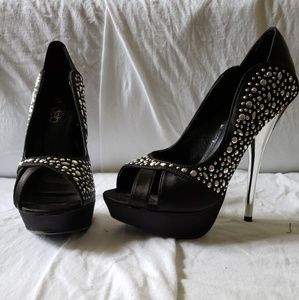 Sexy Silver Stiletto Heel